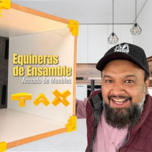 Kit completo de Esquineras de Ensamble para Melamina 15mm