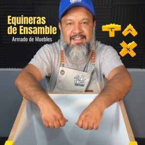 Kit completo de Esquineras de Ensamble para Melamina 18mm