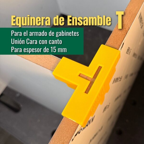 Kit completo de Esquineras de Ensamble para Melamina 15mm - Imagen 3