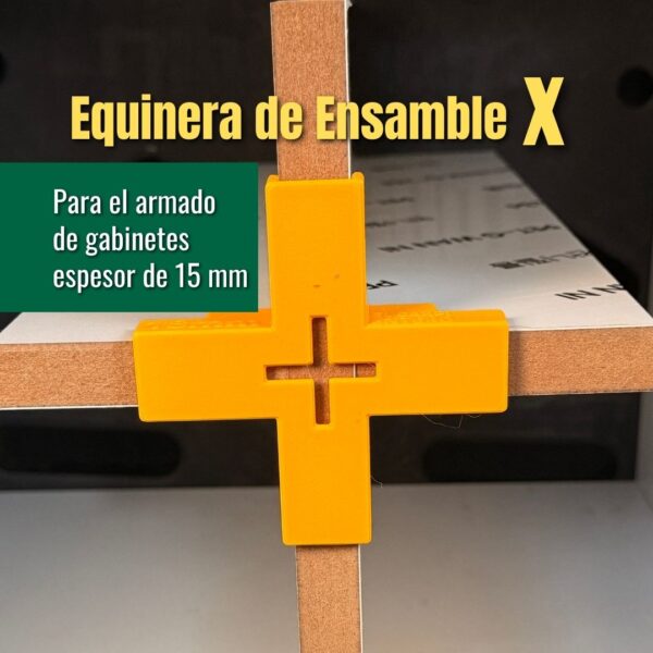 Kit completo de Esquineras de Ensamble para Melamina 15mm - Imagen 4