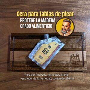 Cera para maderas grado alimenticio